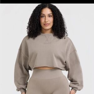 NWT Oner active raw lounge crop minky medium